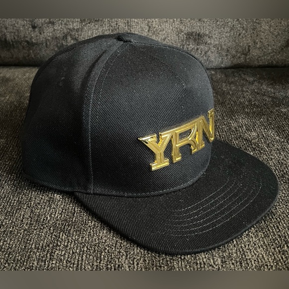 Migos Yung Rich Nation Gold Letters Logo Cap -NWT - Picture 4 of 9